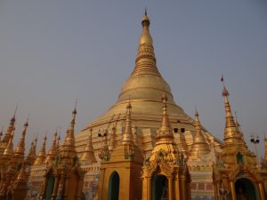 Dusk at the Shwedago Pagoda - Travel Indochina