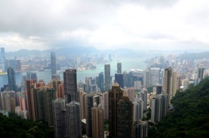 The View From The Peak Tram
