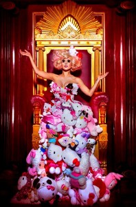 Lady-Gaga-Hello-Kitty-Dress